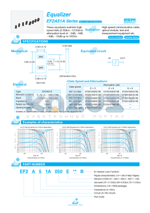 EF2A51A031T10B datasheet - Equalizer