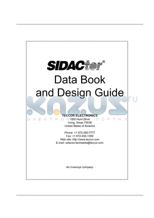 P2202Z datasheet - solid state crowbar devices