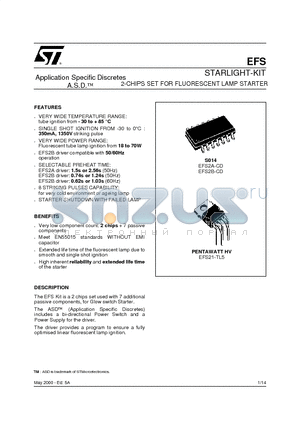 EFS21-TL5 datasheet - STARLIGHT-KIT