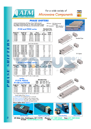 P250C-180 datasheet - PHASE SHIFTERS