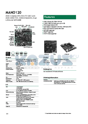 MANO120 datasheet - SATA-600 supported