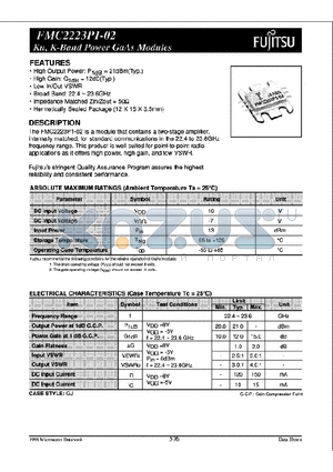 FMC2223P1-02 datasheet - Ku K-Brand Power GaAs Modules