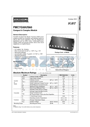 FMC7G50US60 datasheet - Compact & Complex Module