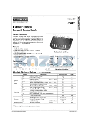 FMC7G15US60 datasheet - Compact & Complex Module