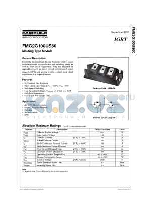 FMG2G100US60 datasheet - Molding Type Module