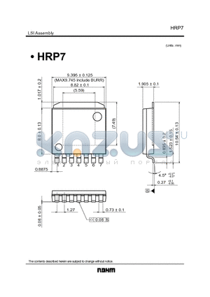 HRP7 datasheet - LSI Assembly