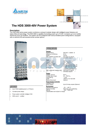 HDS3000-48V datasheet - Power System