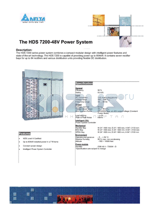 HDS7200-48V datasheet - Power System