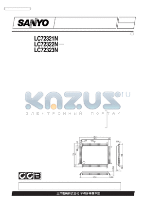 LC72323N datasheet - LC72321N