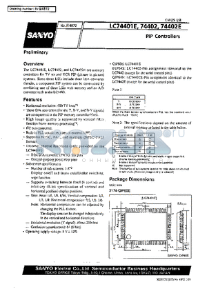 LC74401E datasheet - PIP Controllers