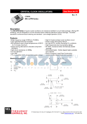 HS-A37C-FREQ datasheet - CMOS