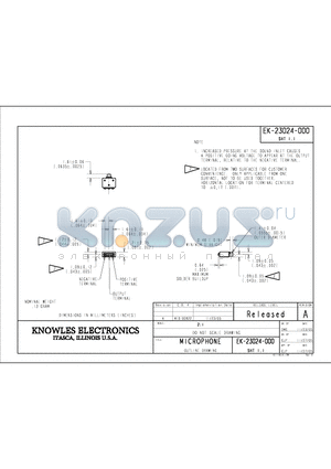 EK-23024-000 datasheet - MICROPHONE