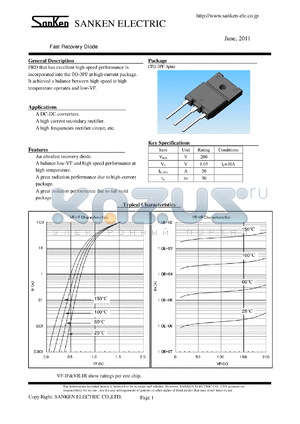 FMXS-4202S datasheet - Fast Recovery Diode