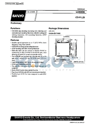 LC89590 datasheet - CD-R LSI