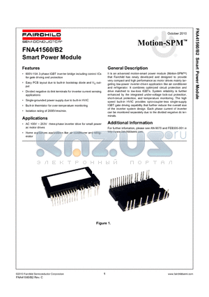 FNA41560B2 datasheet - Smart Power Module