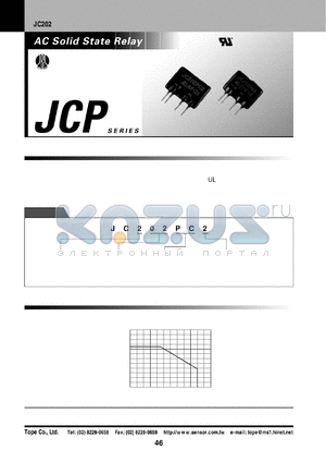 JC202PC2 datasheet - AC Solid State Relay