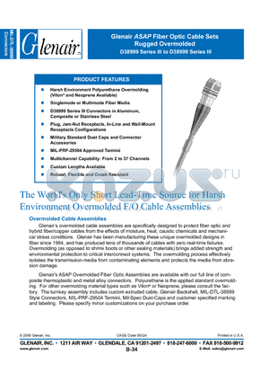 FO1000SS7PS7 datasheet - ASAP Fiber Optic Cable Sets Rugged Overmolded Polyurethane