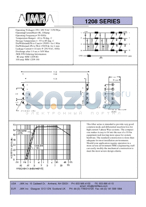 MM-1208-80 datasheet - Operating Voltage= 250 / 480 VAC 3 PH Wye OperatingCurrentMax= 80, 100amp