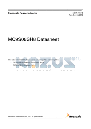 MC9S08SH8_12 datasheet - 8-Bit HCS08 Central Processor Unit (CPU)