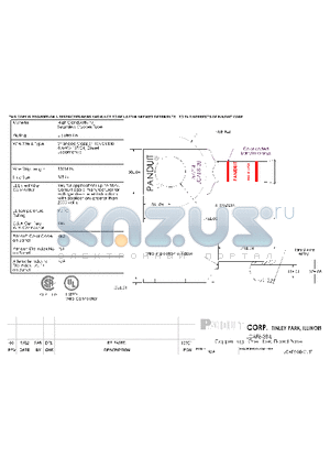 LCAF8-38-L datasheet - COPPER LUG - ONE-HOLE, FLARED BARREL