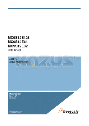 MC9S12E128 datasheet - HCS12 Microcontrollers