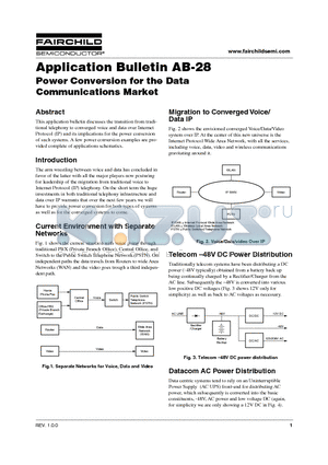 FOD2712 datasheet - Power Conversion for the Data Communications Market