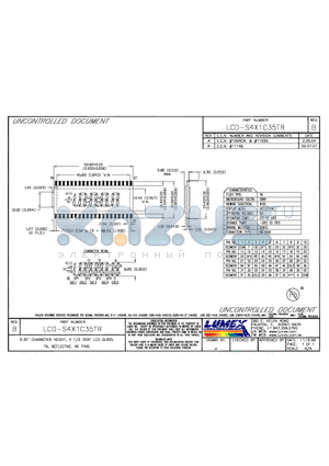 LCD-S4X1C35TR datasheet - 0.35