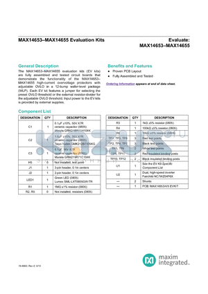 MAX14653EVKIT datasheet - Proven PCB Layout