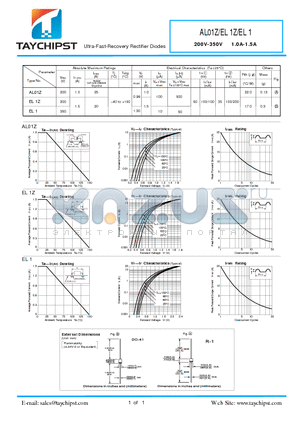 EL1 datasheet - Ultra-Fast-Recovery Rectifier Diodes