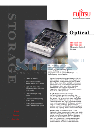 MCE3064SS datasheet - Magneto-Optical Drives