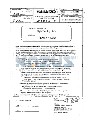 LT1ZR95A datasheet - DEVICE SPECIFICATION FOR Light Emitting Diode