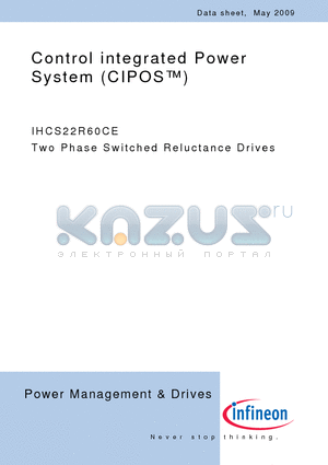 IHCS22R60CE datasheet - Control integrated Power System