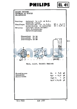 EL41 datasheet - EL41