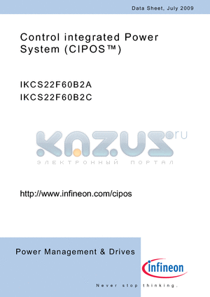 IKCS22F60B2A datasheet - Control integrated Power System