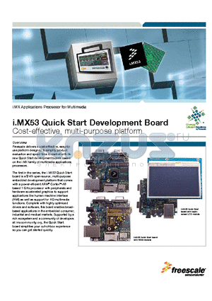 MCIMX28LCD datasheet - i.MX53 Quick Start Development Board