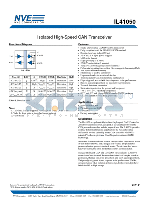 LT41050T-3ETR7 datasheet - Isolated High-Speed CAN Transceiver