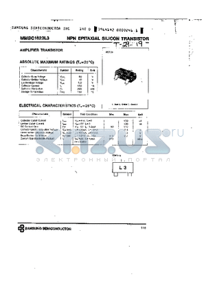 MMBC1623L3 datasheet - NPN (AMPLIFIER TRANSISTOR)