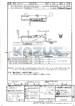 JN1-22-22P-PKG100 datasheet - CONTACT COPPER ALLOY