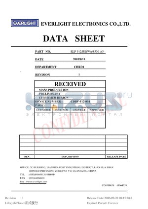 ELF-512SURWA-S530-A3 datasheet - 0.56