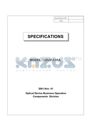 LEUV-C31A datasheet - Low current application