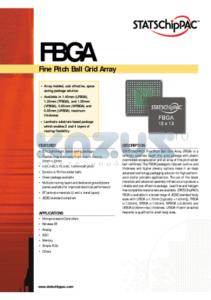 LFBGA-H datasheet - Fine Pitch Ball Grid Array