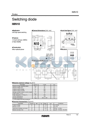 IMN10_1 datasheet - Switching diode