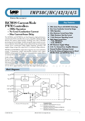 IMP38C42EPA datasheet - BiiCMOS Currentt--Mode BiiCMOS Currentt--Mode