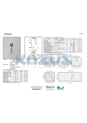 PT080N4 datasheet - High Reliability in Demanding Environments