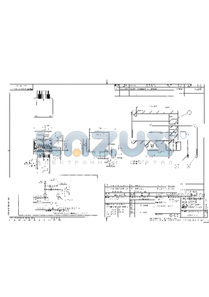 MX34012NF1 datasheet - P.C.B. HOLE PATTERNS THICKNESS: t 1.6