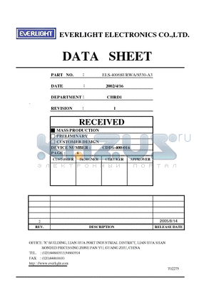 ELS-4006SURWA-S530-A3 datasheet - 4.0