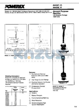 IN4593R datasheet - General Purpose Rectifier