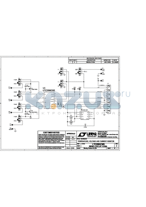 LTC2990CMS datasheet - TEMPERATURE, VOLTAGE AND CURRENT MONITOR