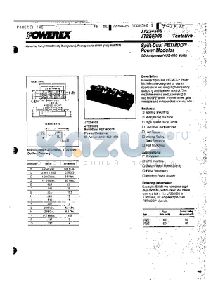 JT224505 datasheet - Split-Dual FETMOD Power Module