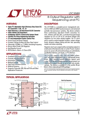 LTC3589_1 datasheet - 8-Output Regulator with Sequencing and I2C